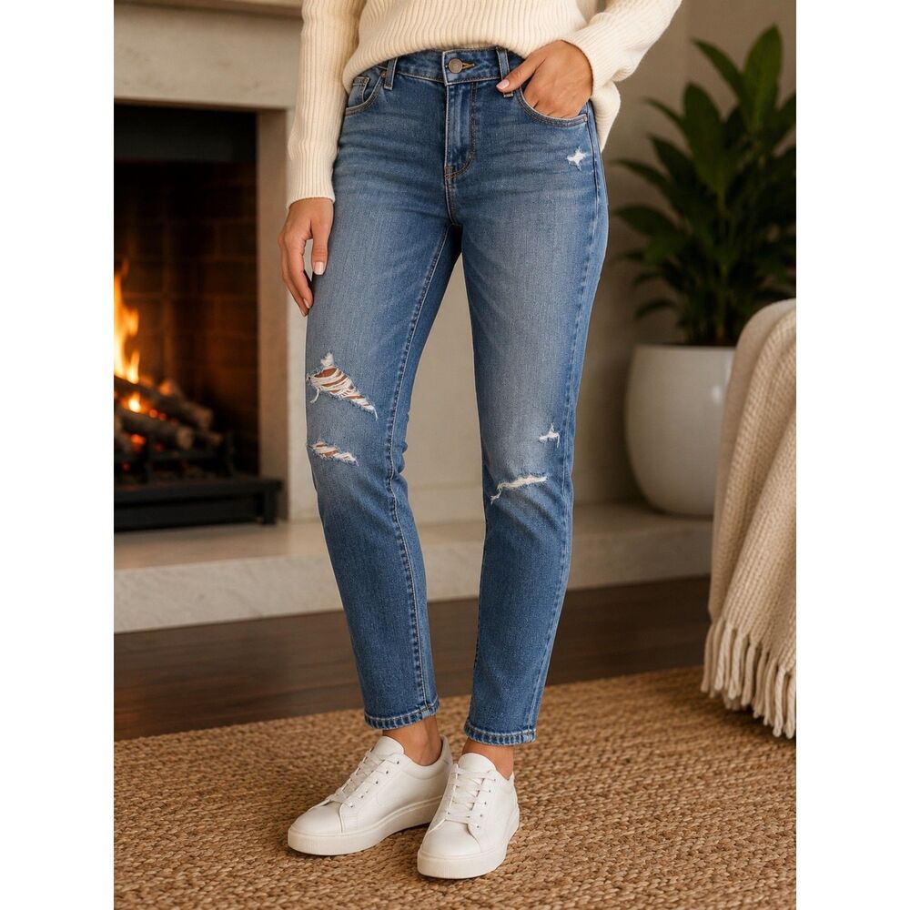 PAIGE Jimmy Jimmy Skinny Distressed Skinny Jeans